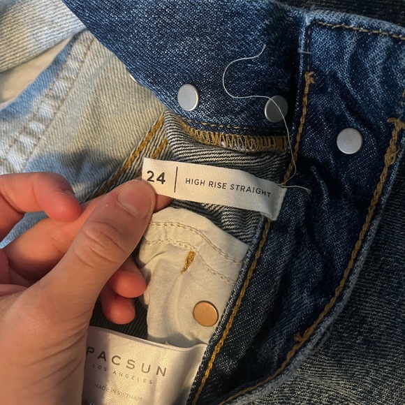 Pacsun Jeans- Split colored - Picture 3 of 4